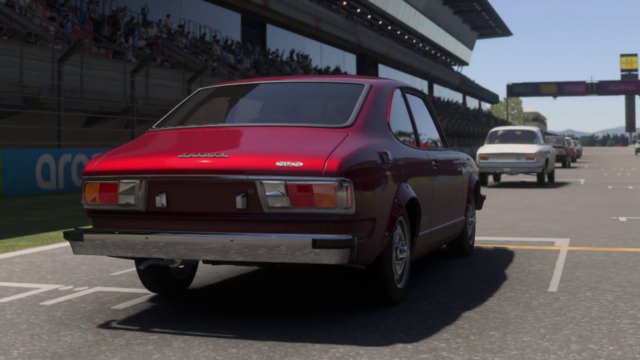 Toyota Corolla SR5 1974 setup Classe E, difficulté max