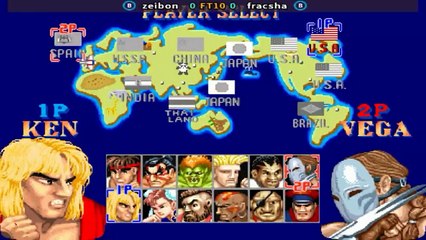 zeibon vs fracsha - Street Fighter II'- Champion Edition -  FT10