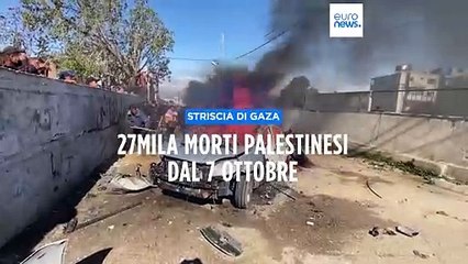 Download Video: Gaza: nella Striscia oltre 27mila morti, ancora nessun accordo per una tregua tra Hamas e Israele