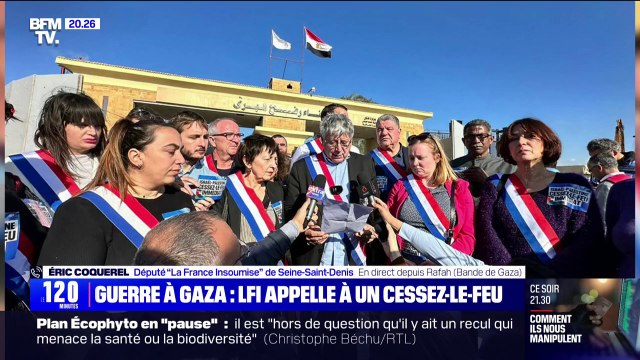 Guerre à Gaza: Éric Coquerel demande un cessez-le-feu et la libération des otages