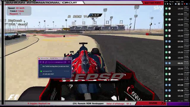 F1Brain S3 - 2015 - GP de Bahrein 4/16 - qualifs & courses - rFactor IA league