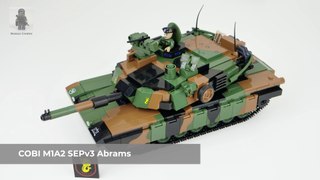 COBI Armed Forces | 2623 --- M1A2 SEPv3 Abrams --- unboxing and pure build --- part 2