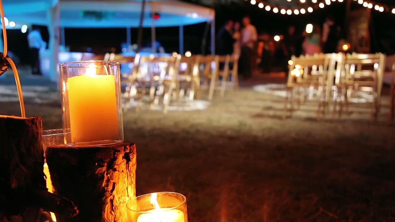 Stock footage of wedding ceremony