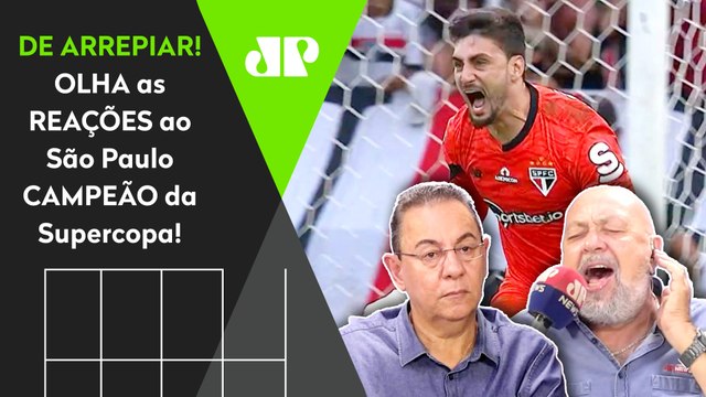 O SÃO PAULO É CAMPEÃO CONTRA O PALMEIRAS!!!! OLHA as REAÇÕES aos PÊNALTIS da Supercopa!