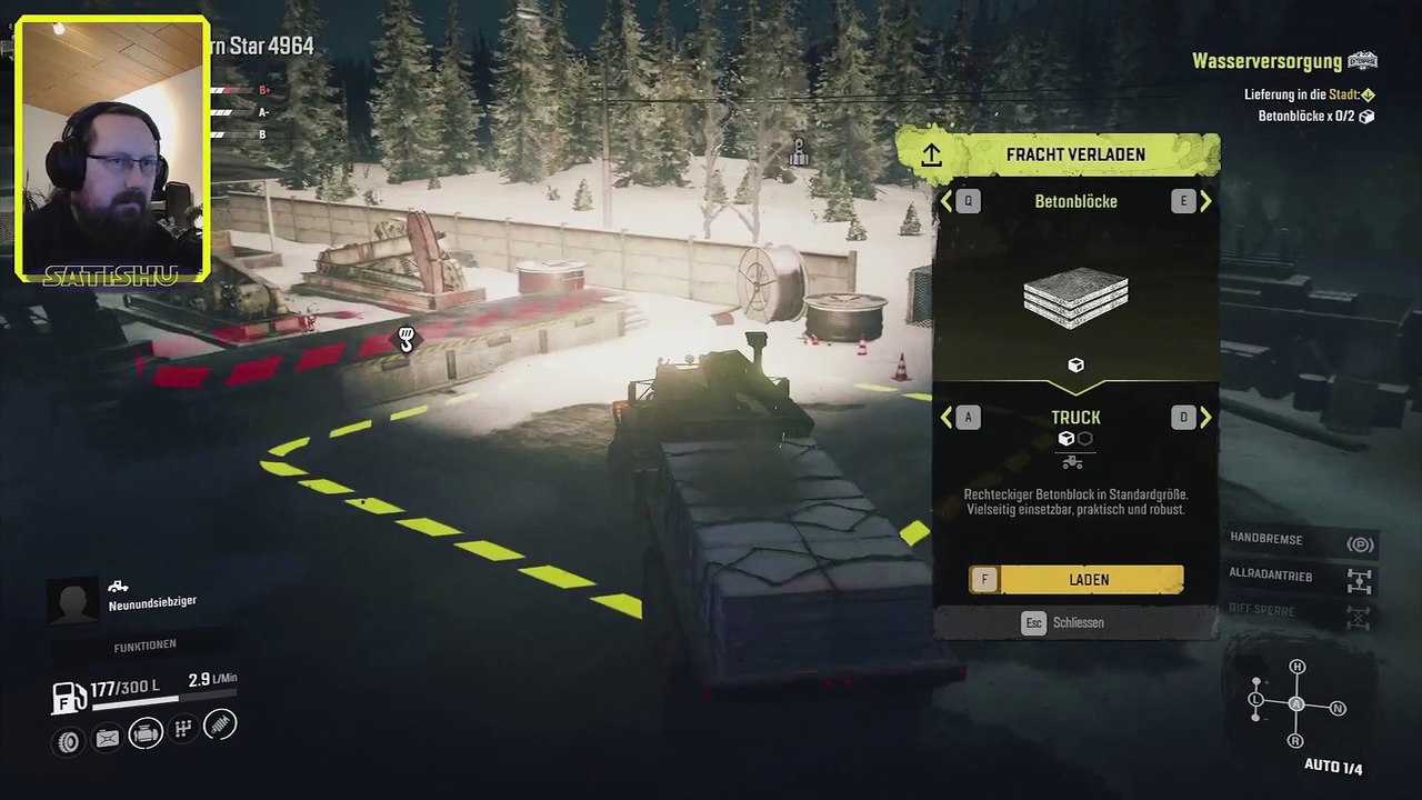 Eine Folge durch die Nacht. SnowRunner #153