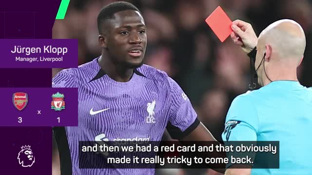 Arsenal deserved to beat Liverpool - Klopp