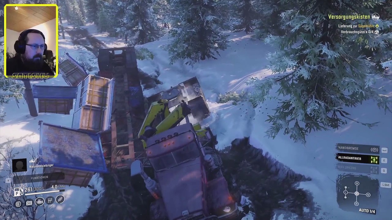 Da liegt er noch. SnowRunner #155