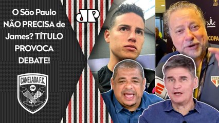 "É UM RECADO pro Sr. James Rodríguez! Ele NÃO VIAJOU com o time, o São Paulo FOI CAMPEÃO e..."