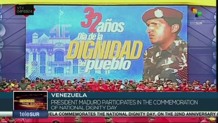 President Maduro participates in the commemoration of National Dignity Day