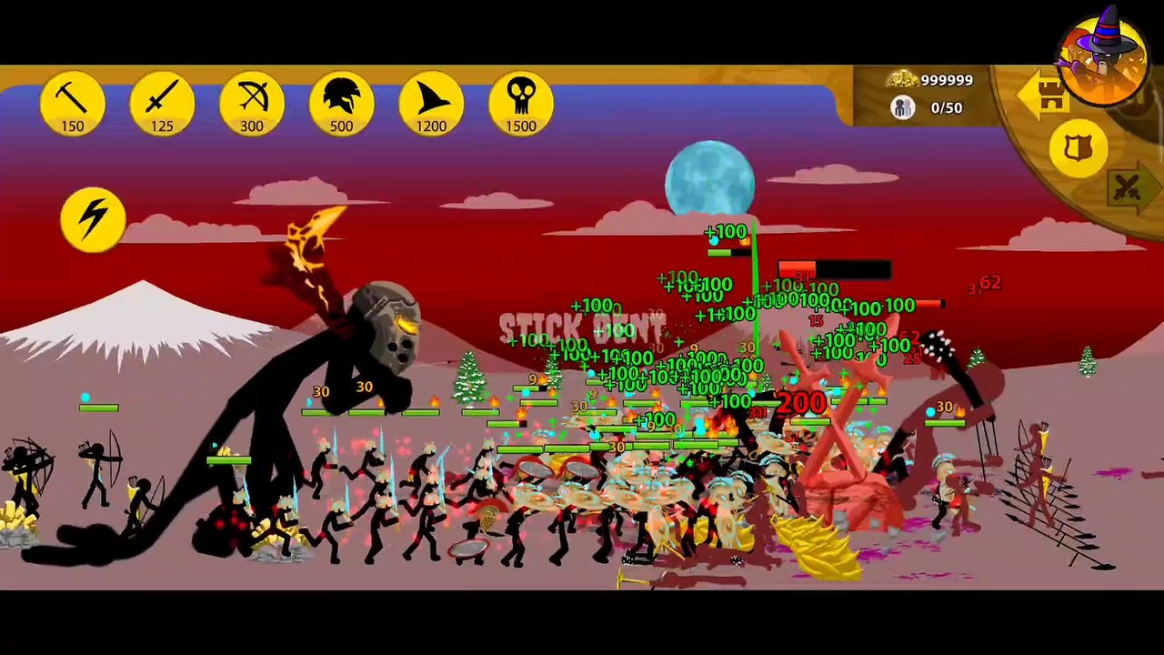 MINER GOLD DIG 999 HEAD GOLDEN BASE | STICK WAR LEGACY | STICK BENT