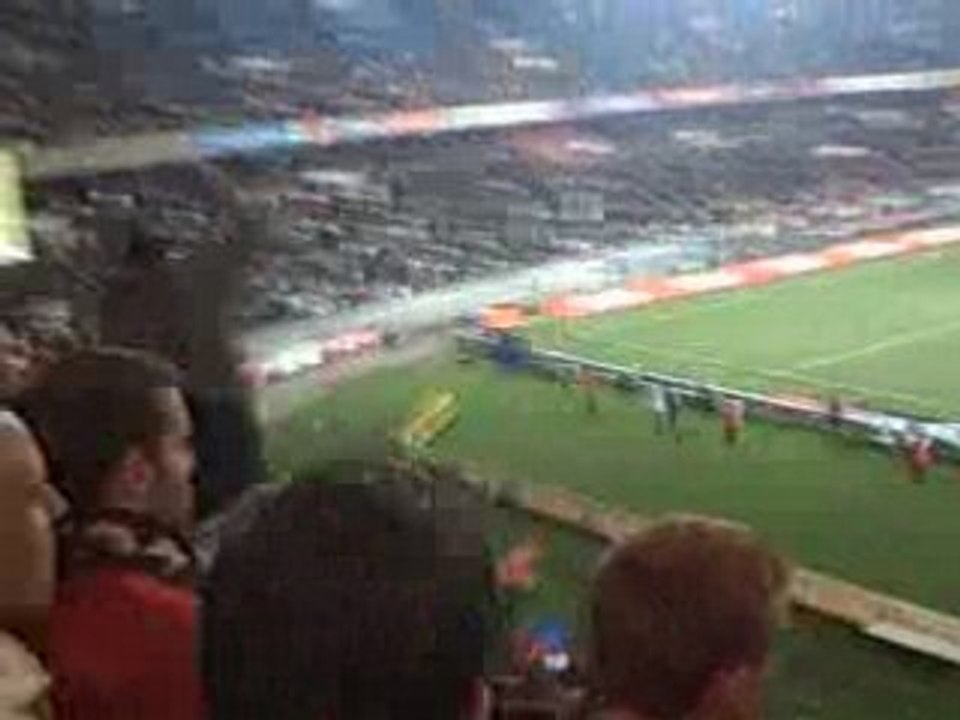 PSG-strasbourg echange auteuil bleu auteuil  rouge