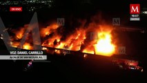 ¿Cuál es el avance del incendio en San Nicolás de los Garza en Nuevo León?