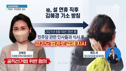 ‘법카 유용’ 김혜경…검찰, 설 연휴 직후 기소 방침