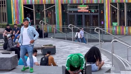 Fake disable man prank - football prank - shoe swapping - joker pranks latest 2023