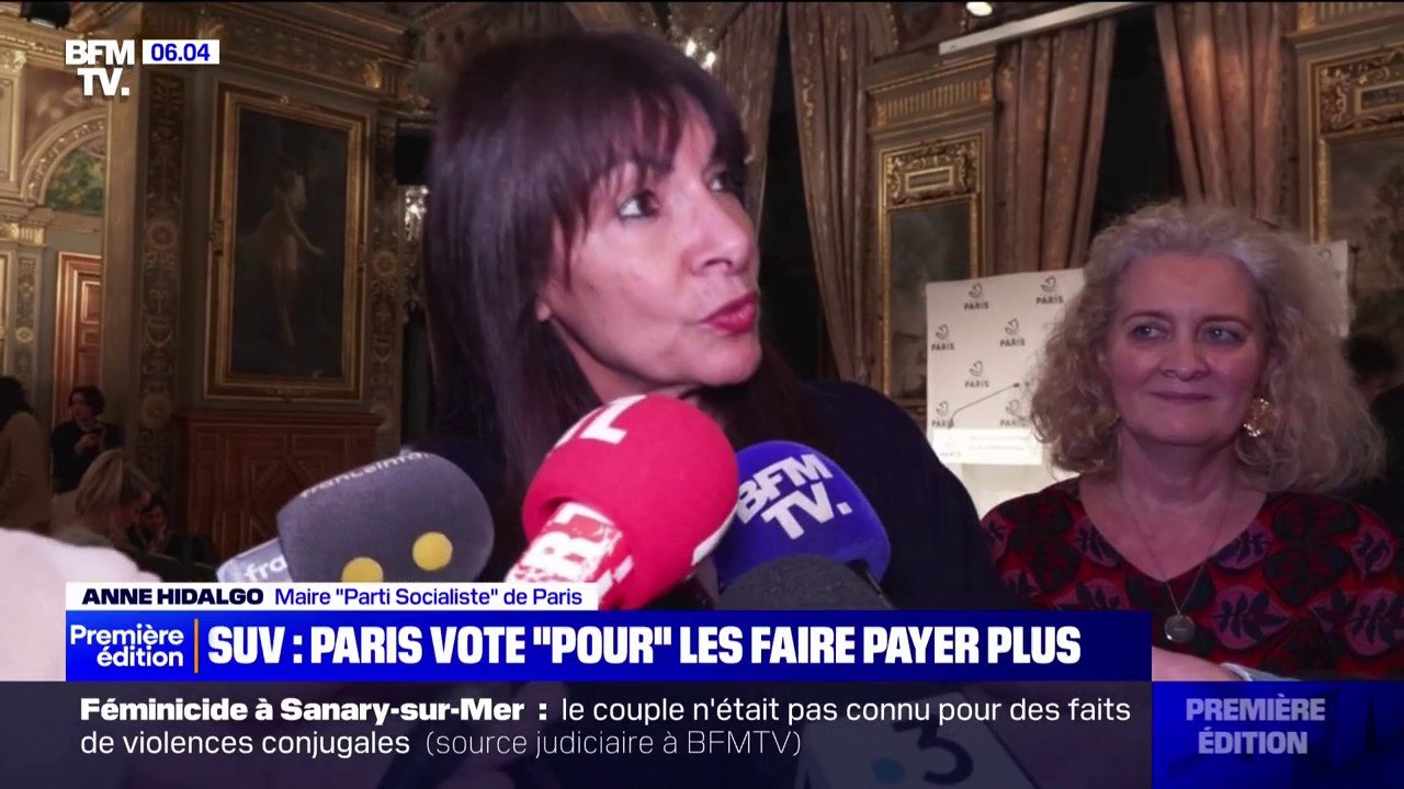 Les Parisiens votent "pour" tripler le tarif de stationnement des véhicules considérés "lourds et encombrants", comme les SUV