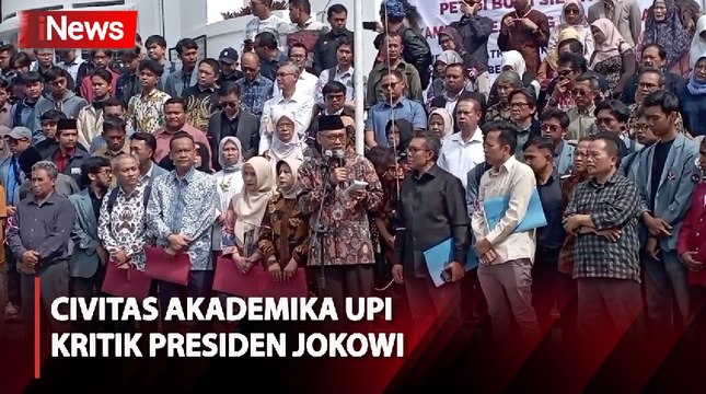 Civitas Akademika UPI Kritik Jokowi Lewat Petisi Bumi Siliwangi Kampus Pejuang Pendidikan