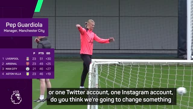 Guardiola says City 'in love with Haaland' amid Real Madrid speculation