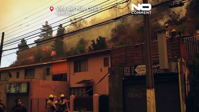 شاهد: حرائق هائلة تبتلع غابات في تشيلي والنيران تطال المناطق السكنية