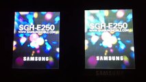 Two Samsung SGH-E250’s Startup and Shutdown   1 Phone Battery Low | David 99 Phones