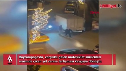 Bayrampaşa'da yol verme dehşeti! 1 kişi öldürüldü