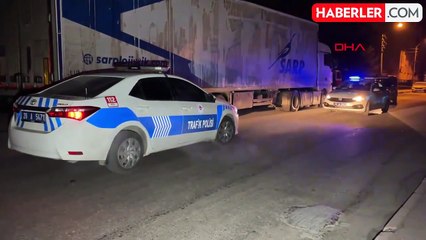 Alkollü sürücü TIR'ın yakıt deposuna çarptı