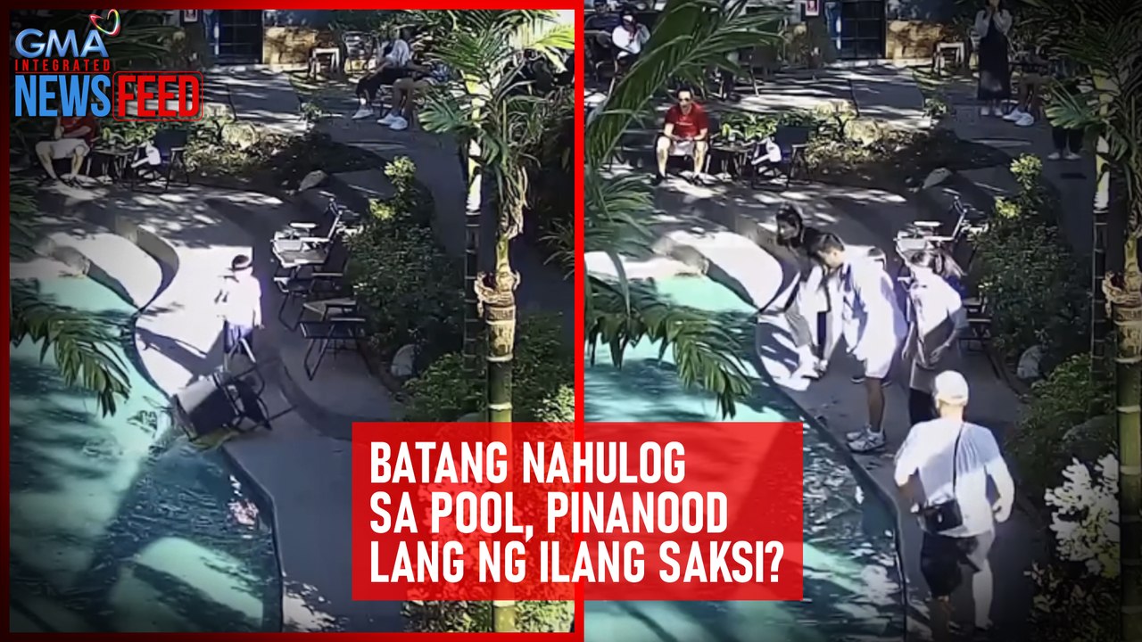 Batang nahulog sa pool, pinanood lang ng ilang saksi? | GMA Integrated News