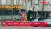 Kadına şiddete 'uçan tekmeli' müdahale!