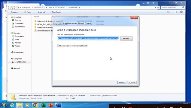 how to activate microsoft office 365 in windows 7