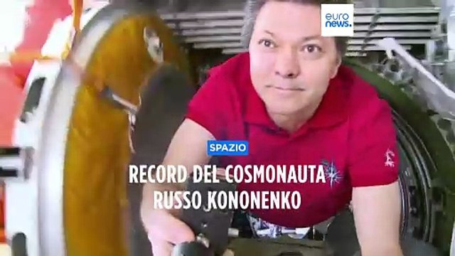 Record di permanenza nello spazio per il cosmonauta russo Oleg Kononenko
