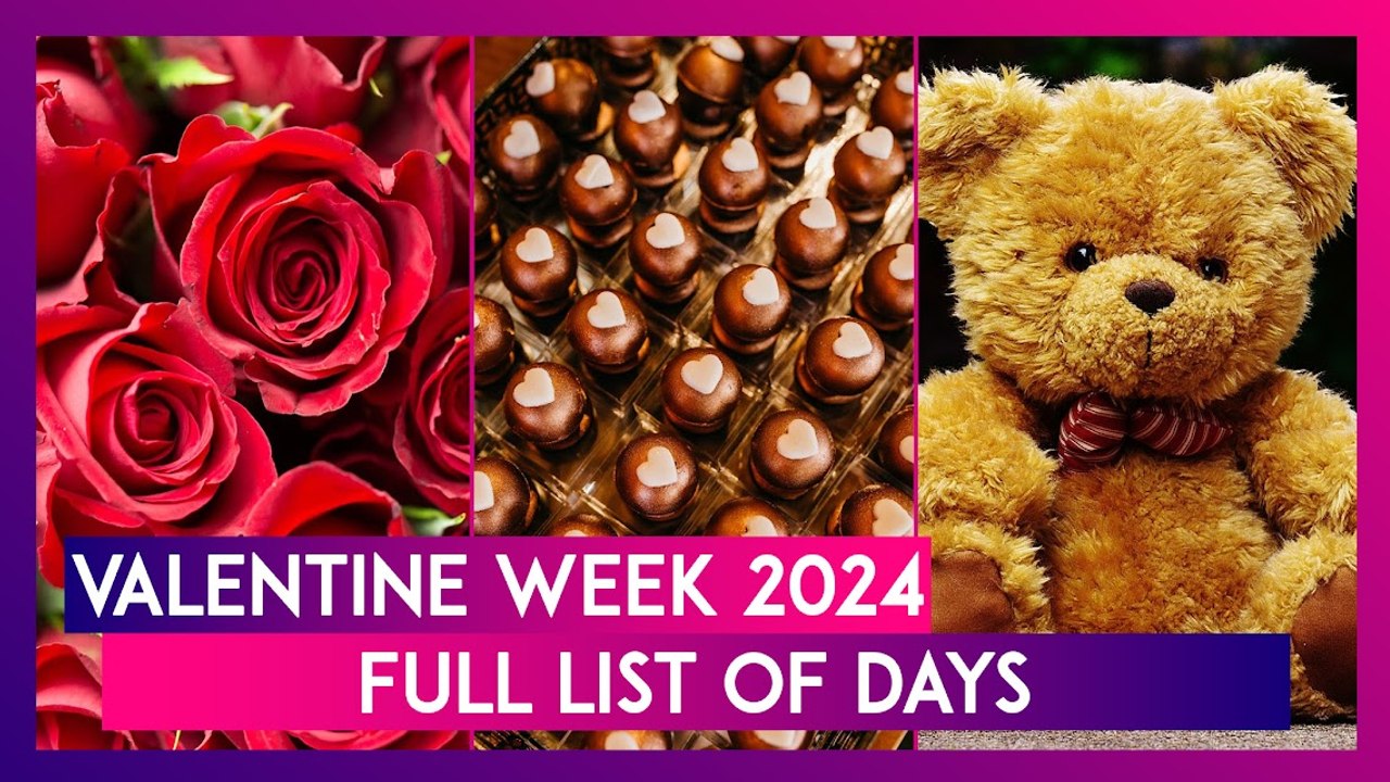Valentine Week 2024 Date Sheet: Rose Day, Choco...