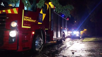 Incêndio em máquina de lavar mobiliza bombeiros no Santa Felicidade