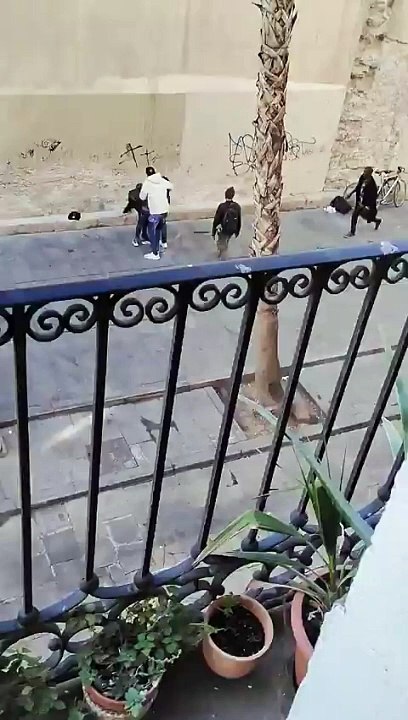 Pelea entre toxicómanos en Barcelona