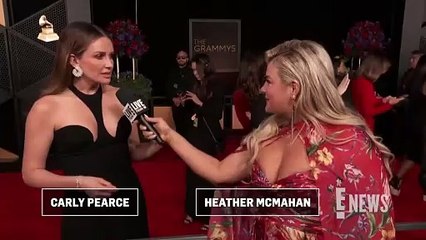 Carly Pearce ADMITS She DM'd Chris Stapleton's Wife to Pitch a Song _ 2024 GRAMM