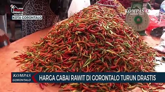Harga Cabai Rawit di Gorontalo Turun Drastis