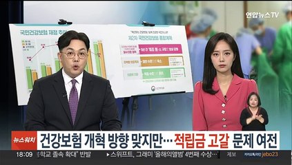 Download Video: 건강보험 개혁 방향 맞지만…적립금 고갈 문제 여전