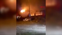 Ahırda lamba patlayınca yangın çıktı; 63 küçükbaş öldü