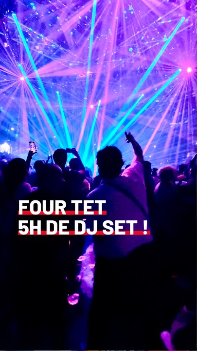 FOUR TET au Zenith !  Une odyssée musicale de 5h inoubliable
