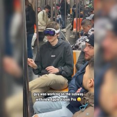 Bilimkurgu filmi değil gerçek! havada klavyenin tuşlarına bastı