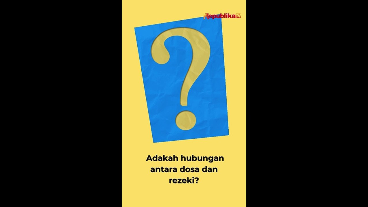 Dosa Hambat Rezeki?