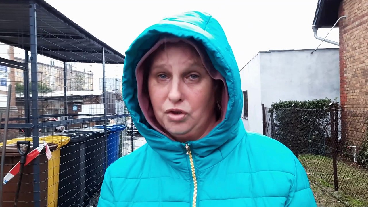 Pożar przy ul. Bema 12 w Żaganiu