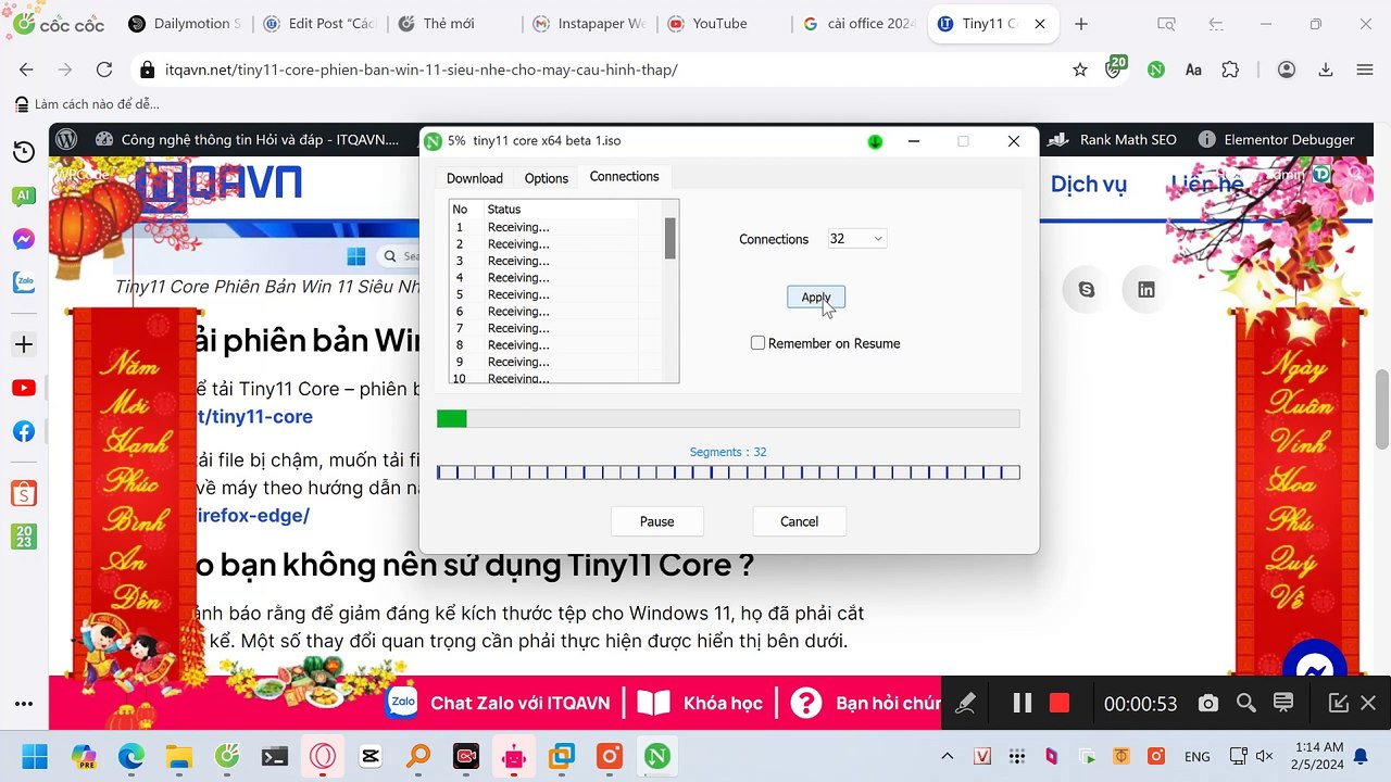 tiny11 core - Windows 11 on 3gb of free space