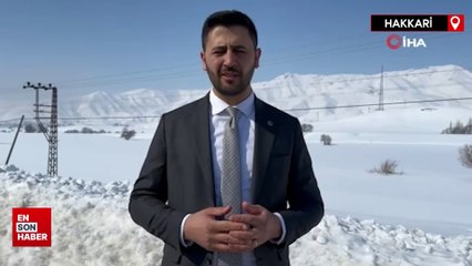 Hakkari'de çatılarda buz sarkıtları 4 metreyi geçti