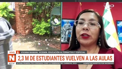 Viceministra de educación se refiere al tema de la inauguración de clases