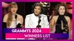 Grammys 2024 Winners: India Shines; Taylor Swift And Miley Cyrus Win Big - See Full List