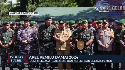 Download Video: Apel gelar pasukan dalam rangka pengamanan pemilu 2024