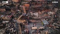Cile devastato dagli incendi, almeno 112 le vittime