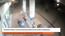 Violento robo a una estación de Servicio en Puerto Esperanza