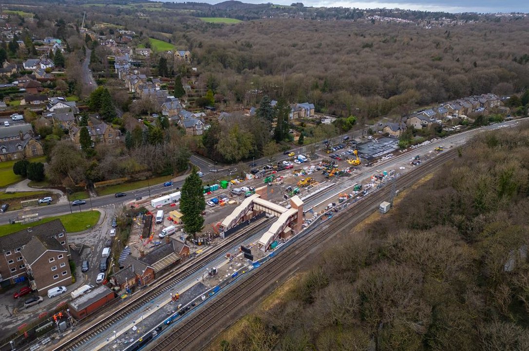 New bridge in place as £145m rail upgrade nears...