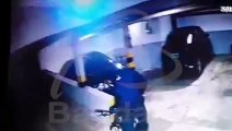 Câmera flagra furto de bicicleta em prédio do Capão Raso, em Curitiba