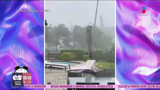 Fuertes lluvias y ráfagas e viento azotan Miami